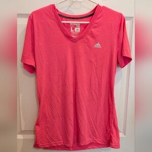 Adidas Coral V-Neck Tee